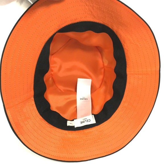 CELINE logo Quilted hat Black Nylon main image 11